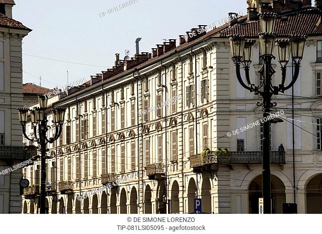Italy, Piedmont, Turin, Via Po from Vittorio Veneto square