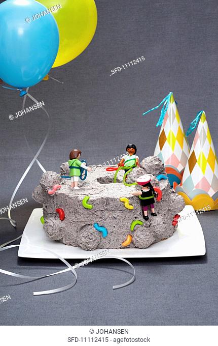 Rock Climber Cake