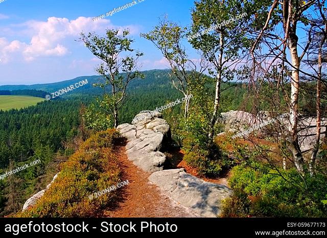 Heuscheuergebirge in Schlesien, Polen - Stolowe Mountains in Silesia, Poland