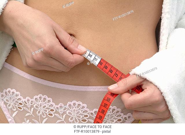 Measuring the waist