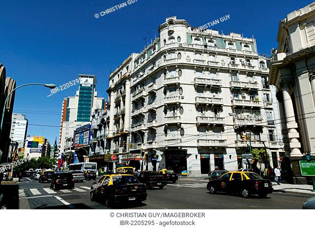 Avenida Corrientes, Corrientes Avenue, Buenos Aires, Argentina, South America