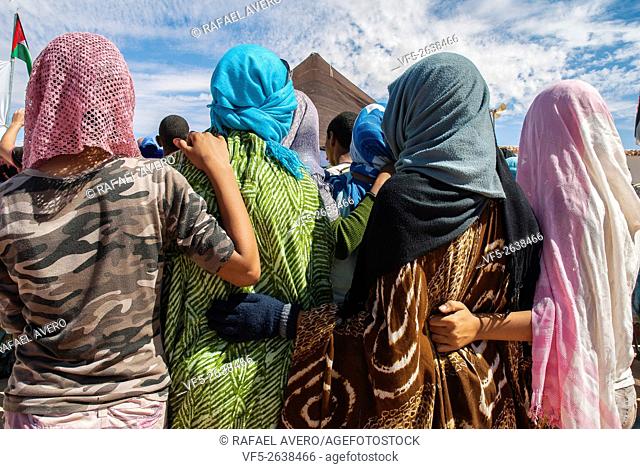Womens sahrawi. Sahrawi camps refugee