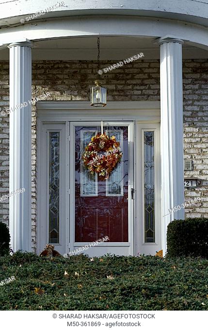 House door. Harrisburg, Pennsylvania. USA