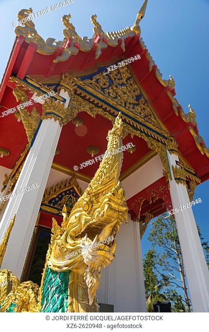 Buddhist temple in Koh Kood island, Ko Kut district in Trat Province, Thailand, Asia
