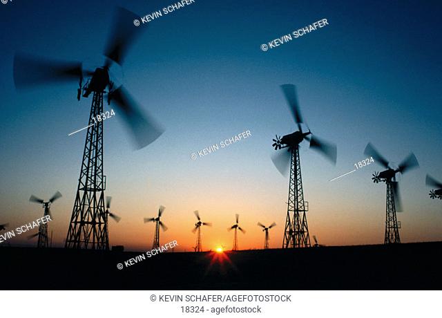 Wind generators. Altamont Pass. California. USA