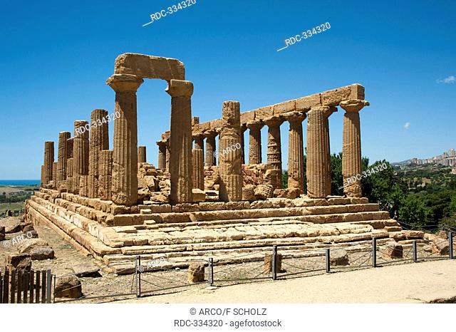 Temple of Hera, Valley of Temples, Agrigent, Sicily, Italy