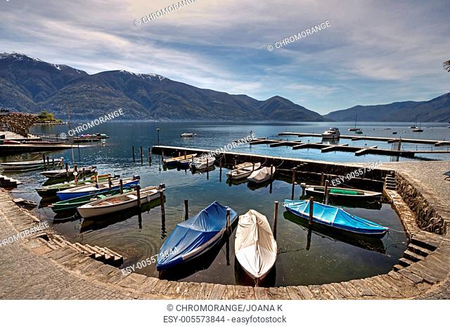 old port from Ascona Ticino