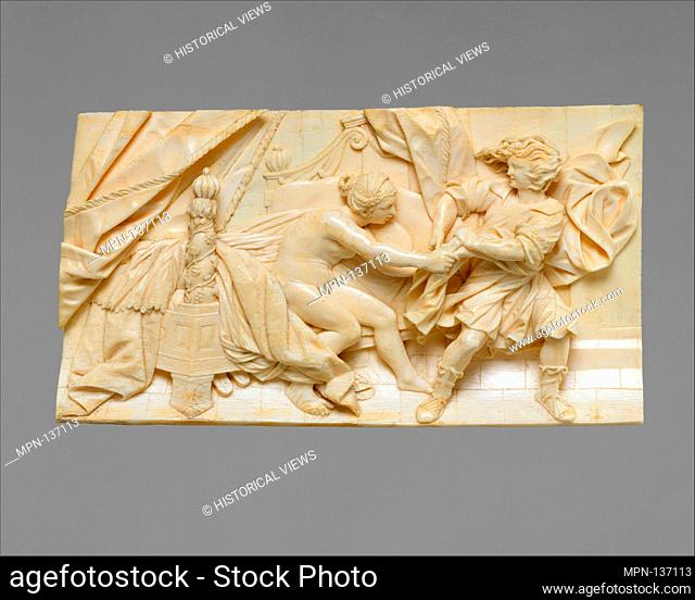 Joseph and Potiphar's Wife. Artist: By or circle of Balthasar Griessmann (Wasserburg 1620-1706 Salzburg); Date: second half 17th century; Culture: Austrian;...