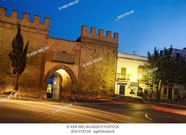 Moorish walls of Tarifa. Cádiz province. Spain