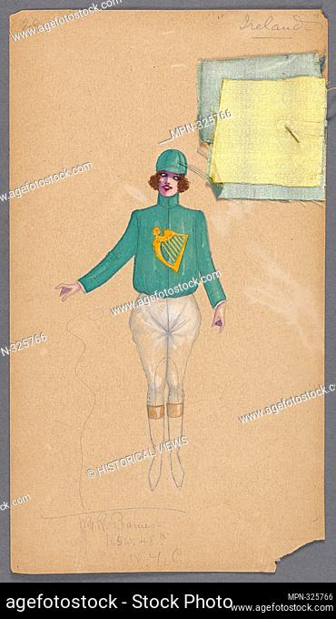 20-Ireland. Burnside, R. H. (Robert Hubberthorne), 1873-1952 (Collector) Barnes, Will R., -1939 (Costume designer). Production designs Will R