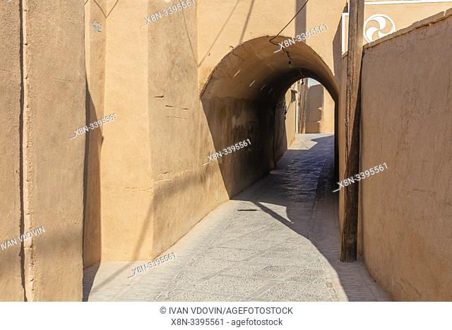 Street in old town, Yazd, Yazd Province, Iran