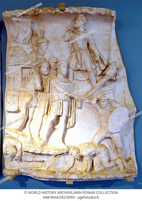 Column of Marcus Aurelius (Barbarian Embassy) circa 180-192 A.D
