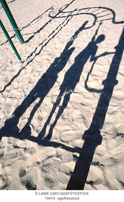 Shadows at the playground
