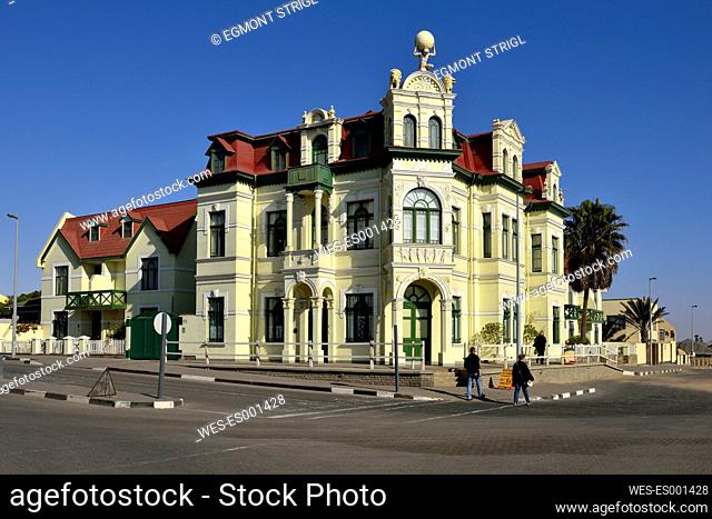 Namibia, Swakopmund, historic German colonial building Hohenzollern House