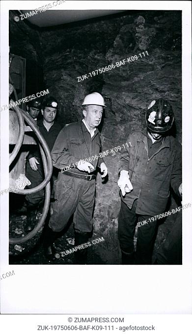 Jun. 06, 1975 - Israel: Timna copper mines near -ilot- visit by Premier Ytzak Rabin (Credit Image: © Keystone Press Agency/Keystone USA via ZUMAPRESS