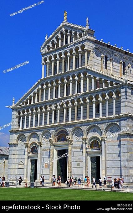Pisa, Duomo, Piazza del Duomo, Cathedral Square, Campo dei Miracoli, UNESCO World Heritage Site, Tuscany, Italy, Europe