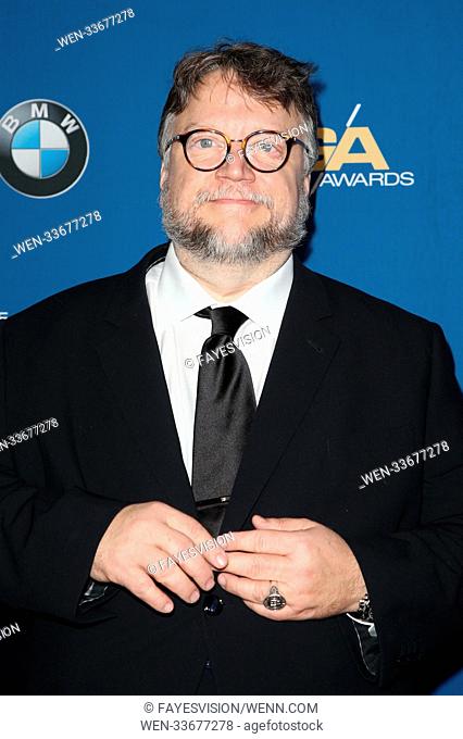 70th Annual Directors Guild Of America Awards, held at the Beverly Hilton Hotel in Beverly Hills, California. Featuring: Guillermo Del Toro Where: Beverly Hills