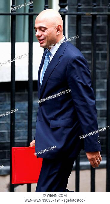 Ministers attend the weekly Cabinet meeting at 10 Downing Street, London. Featuring: Sajid Javid Where: London, United Kingdom When: 15 Nov 2016 Credit: WENN