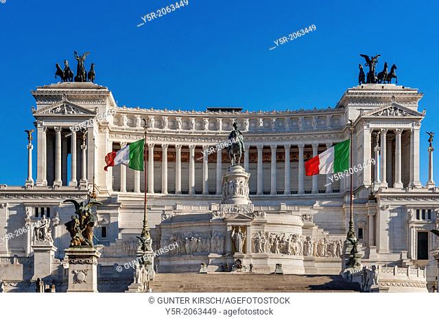 The Monumento Nazionale a Vittorio Emanuele II is a national monument in Rome. It was inaugurated in 1911 for the Universal Exhibition in Rome but not completed...