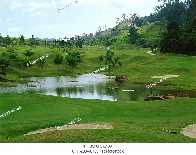 Golf course at Genting Highlands, Malaysia