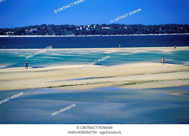 France, Gironde, Arcachon basin, Moulleau beach