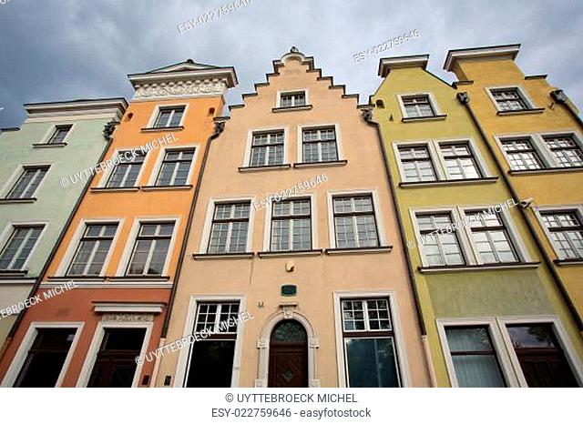 Old houses in Gdansk, Poland