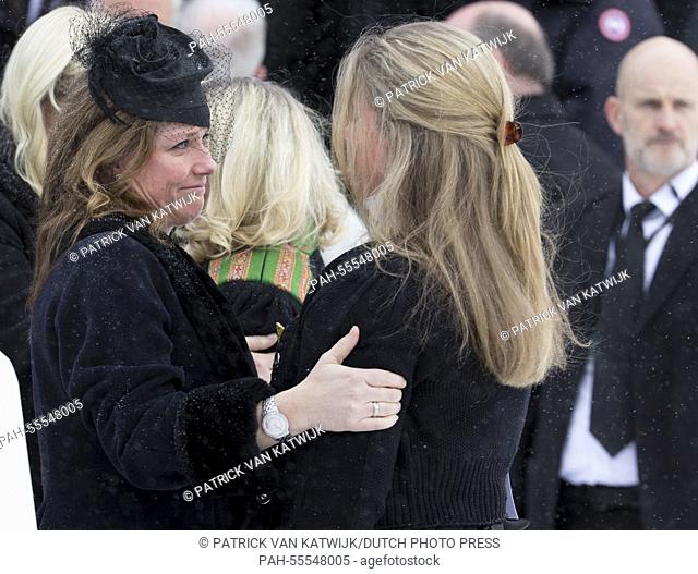 Princess Maertha Louise (L) of Norway attends the funeral of Johan Martin Ferner at the Holmenkollen Kapell in Oslo, Norway, 2 February 2015