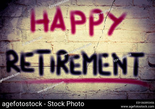 Happy Retirement Concept
