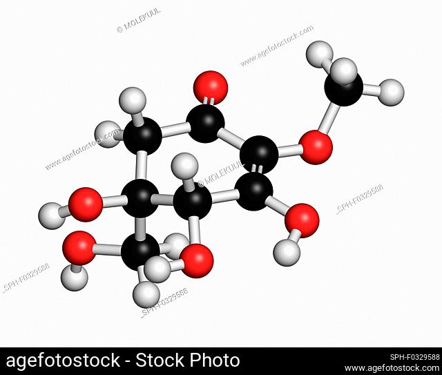 Gadusol fish sunscreen molecule, illustration