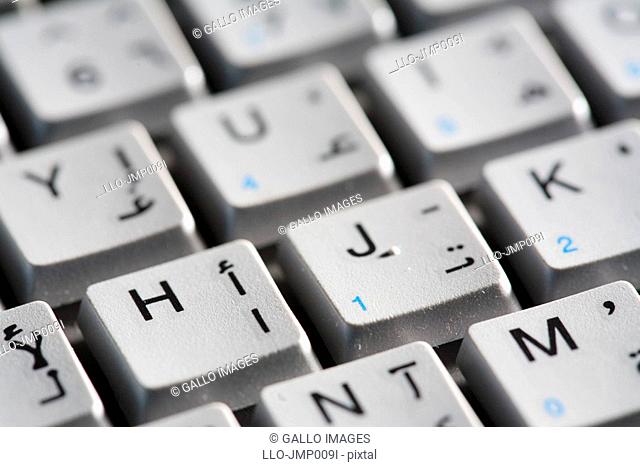 Close Up of Arabic Keyboard  Dubai, United Arab Emirates