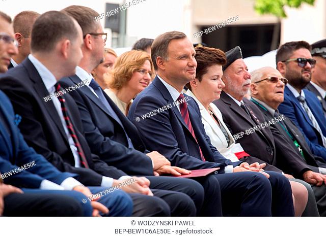 July 29, 2016 Warsaw, Poland. Meeting with participants of the Warsaw Uprising. Pictured: Andrzej Duda