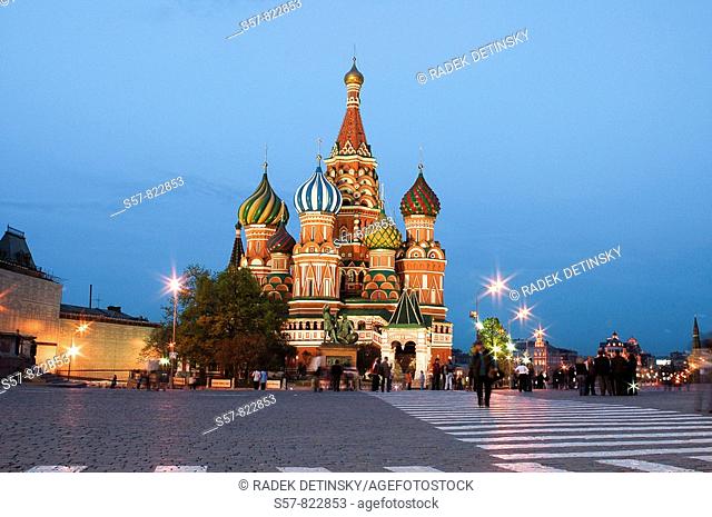 Saint Basils cathedral, Red Square, Moscow, Russia