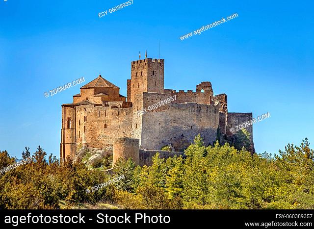 Castle of Loarre is a Romanesque Castle and Abbey located in the Aragon autonomous region of Spain. It is one of the oldest castles in Spain