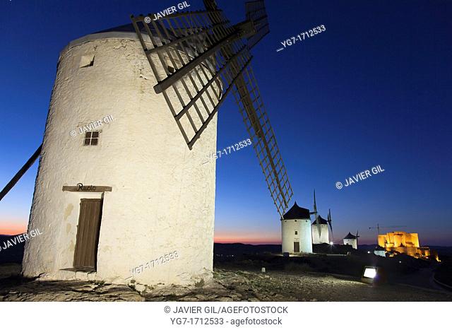Windmills, Consuegra, Toledo, Castilla la Mancha, Spain