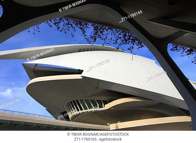 Spain, Valencia, City of Arts and Sciences, Palau de les Arts
