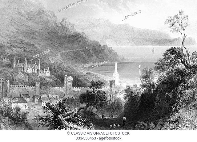 Ireland. Near Antrim. Glenarm (Circa 1860's)