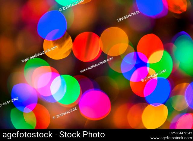 Abstract blurred photography bokeh - holiday background