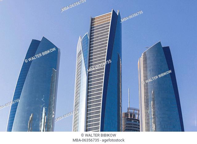 UAE, Abu Dhabi, Etihad Towers