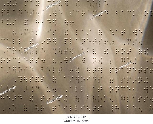 Braille close up