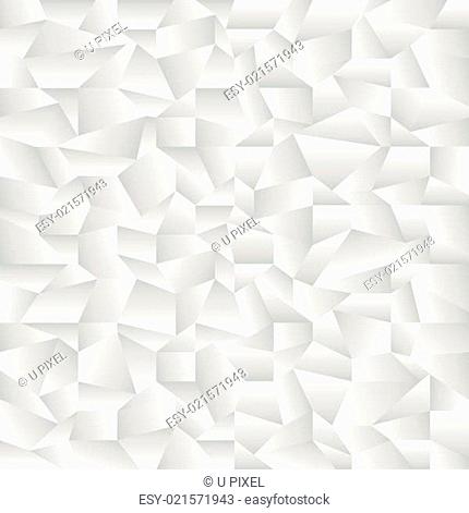 Weißes geknülltes Papier und Muster