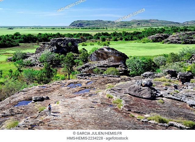 Australia, Northern Territory, Kakadu National Park listed as World Heritage by UNESCO, Ubirr Rock
