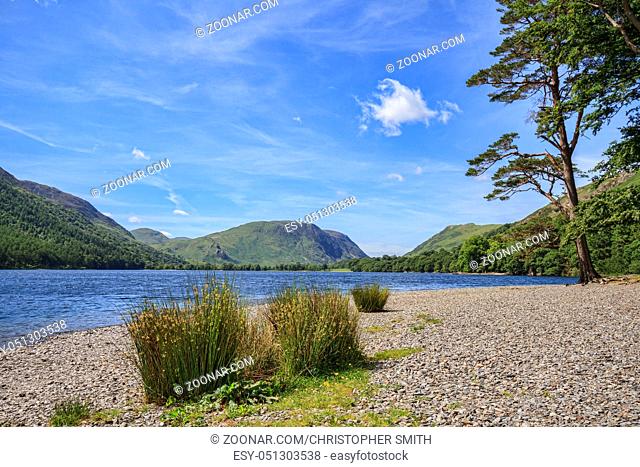 Buttermere in the Lake District Cumbria England