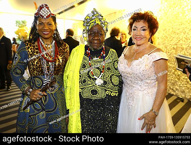 Monaco, Monte Carlo - September 25, 2020: CC Forum Monaco: Investment in Sustainable Development Gala with Her Royal Highness Queen Diambi Kabatusuila Tshiyoyo...
