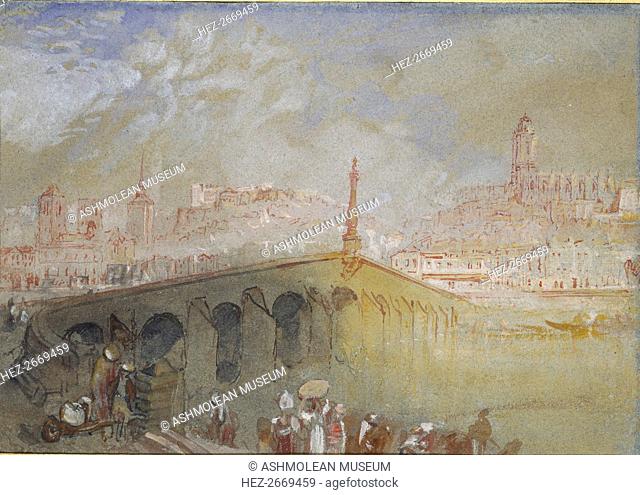 The Bridge at Blois: Fog Clearing, 1826-1830. Artist: JMW Turner