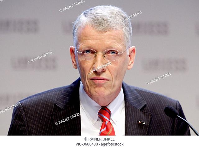 Annual press conference of Lanxess AG on 21.03.2013 : Dr. Bernhard DUETTMANN , CFO - Duesseldorf, Germany, 21/03/2013