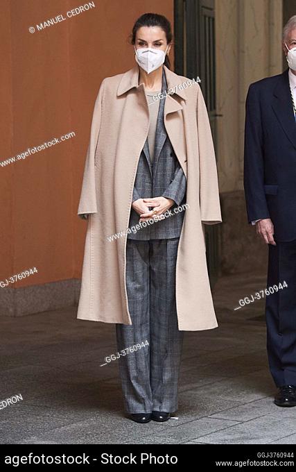 Queen Letizia of Spain attends Meeting of the Strategic Council of the Project 'Women and Engineering' at Royal Academy of Engineering on January 26