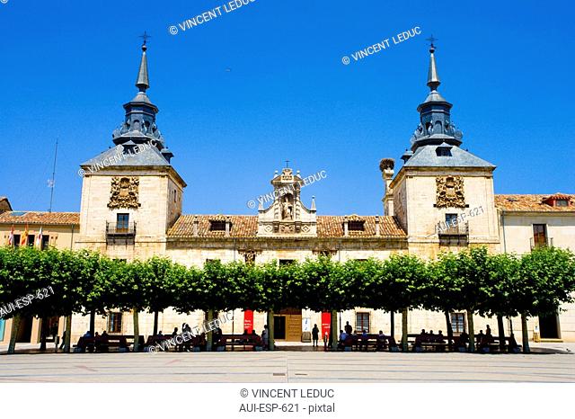Spain - Castile and Leon - Province of Soria - El Burgo de Osma - Plaza Mayor