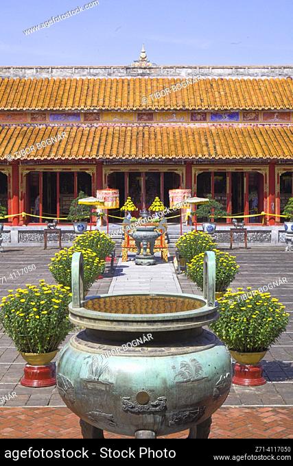 Vietnam, Hue, Citadel, Imperial City, Thai Hoa Palace