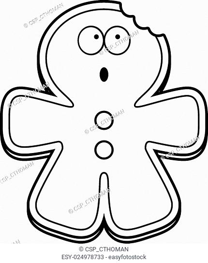 Cartoon Gingerbread Man Bite, Stock Vector, Vector And Low Budget Royalty  Free Image. Pic. ESY-024978733 | agefotostock