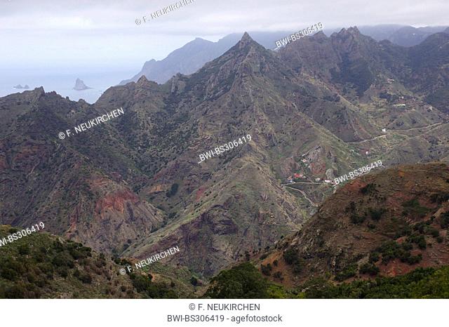 Anaga mountains, Macizo de Anaga, Canary Islands, Tenerife, Taborno